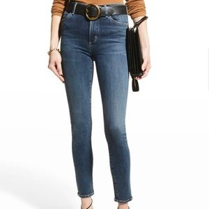 Citizens Of Humanity Rocket Jeans Dark Wash Stretch Denim